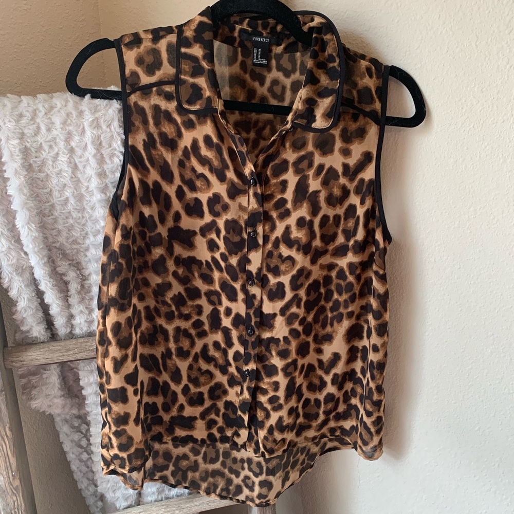 Cheetah print Blouse